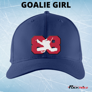 Personalized Hockey Number Hat
