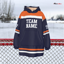 Load image into Gallery viewer, Personalized Hockey Oversized Hoodie