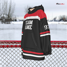 Load image into Gallery viewer, Personalized Hockey Oversized Hoodie