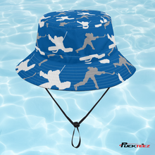 Load image into Gallery viewer, Hockey Shooter Bucket Hat - Royal