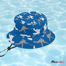 Load image into Gallery viewer, Hockey Shooter Bucket Hat - Royal