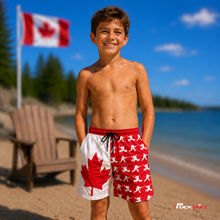 Load image into Gallery viewer, Canada Hockey Swim Trunks