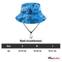 Load image into Gallery viewer, Blue Wave Bucket Hat - Player