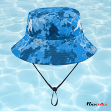 Load image into Gallery viewer, Blue Wave Bucket Hat - Goalie