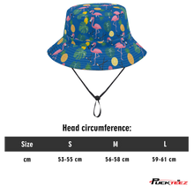 Load image into Gallery viewer, Tropical Hockey Bucket Hat - Navy
