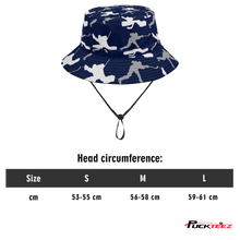 Load image into Gallery viewer, Hockey Shooter Bucket Hat - Navy