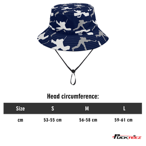 Hockey Shooter Bucket Hat - Navy