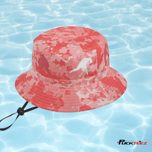 Load image into Gallery viewer, Red Wave Bucket Hat - Goalie
