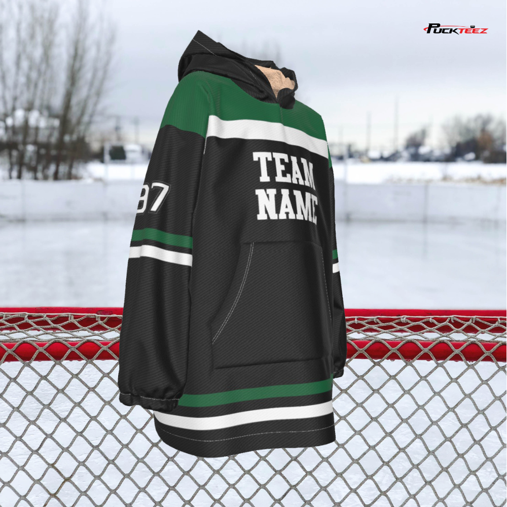 Personalized Hockey Oversized Hoodie – Puck Teez