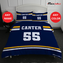 Load image into Gallery viewer, Personalized Hockey Team Bedding