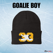 Load image into Gallery viewer, Personalized Hockey Number Beanie/Winter Hat