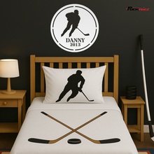 Load image into Gallery viewer, Personalized Hockey Player Metal Sign