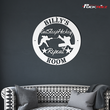 Load image into Gallery viewer, Personalized Kids Room Metal Sign