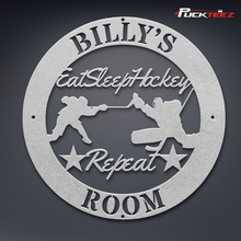 Load image into Gallery viewer, Personalized Kids Room Metal Sign
