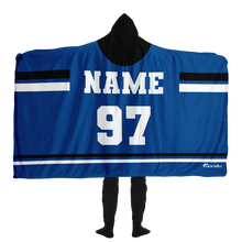Load image into Gallery viewer, Royal/Black/White Team Blanket