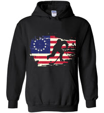 Load image into Gallery viewer, USA Betsy Ross Flag Hockey Shirt