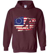 Load image into Gallery viewer, USA Betsy Ross Flag Hockey Shirt