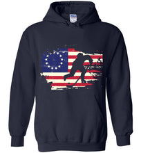Load image into Gallery viewer, USA Betsy Ross Flag Hockey Shirt
