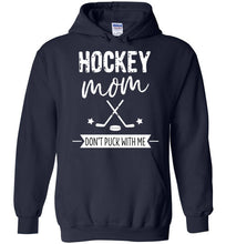Load image into Gallery viewer, Navy Hockey Hoodie for the Hockey Mom