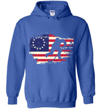 Load image into Gallery viewer, USA Betsy Ross Flag Hockey Shirt