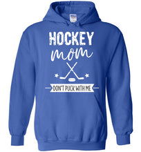 Load image into Gallery viewer, Royal Blue Hockey Hoodie for the Hockey Mom