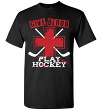 Load image into Gallery viewer, Give Blood Play Hockey