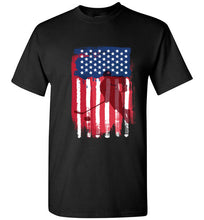 Load image into Gallery viewer, USA Hockey Flag Shirt
