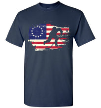 Load image into Gallery viewer, USA Betsy Ross Flag Hockey Shirt