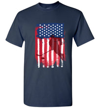 Load image into Gallery viewer, USA Hockey Flag Shirt