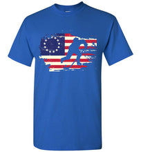 Load image into Gallery viewer, USA Betsy Ross Flag Hockey Shirt