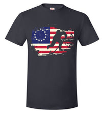 Load image into Gallery viewer, USA Betsy Ross Flag Hockey Shirt