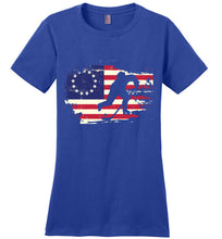 Load image into Gallery viewer, USA Betsy Ross Flag Hockey Shirt