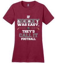 Load image into Gallery viewer, If Hockey Was Easy, They'd Call It Football