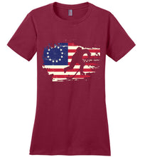 Load image into Gallery viewer, USA Betsy Ross Flag Hockey Shirt