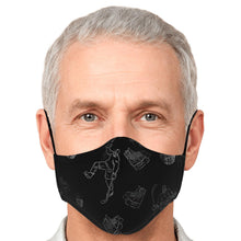 Load image into Gallery viewer, Hockey Symbols Face Mask