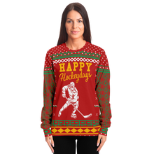 Load image into Gallery viewer, Ugly Hockey Christmas Sweatshirt