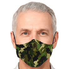 Load image into Gallery viewer, Green Camo Face Mask