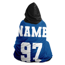 Load image into Gallery viewer, Royal/Black/White Team Blanket