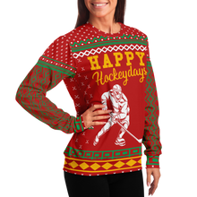Load image into Gallery viewer, Ugly Hockey Christmas Sweatshirt
