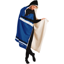 Load image into Gallery viewer, Royal/Black/White Team Blanket