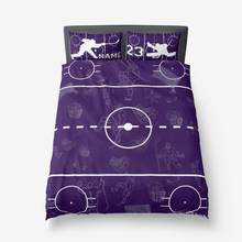 Load image into Gallery viewer, heather custom purple