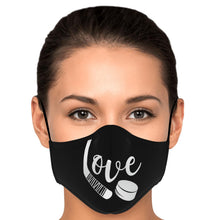 Load image into Gallery viewer, Love Hockey Face Mask