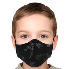 Load image into Gallery viewer, Hockey Symbols Face Mask