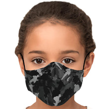 Load image into Gallery viewer, Black Camo Face Mask