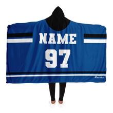 Load image into Gallery viewer, Royal/Black/White Team Blanket