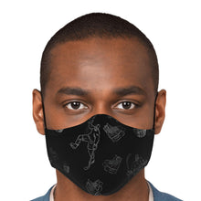 Load image into Gallery viewer, Hockey Symbols Face Mask