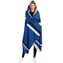 Load image into Gallery viewer, Royal/Black/White Team Blanket