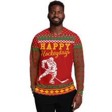 Load image into Gallery viewer, Ugly Hockey Christmas Sweatshirt