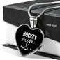 Hockey Mom Heart Necklace