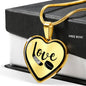 Love Hockey Necklace